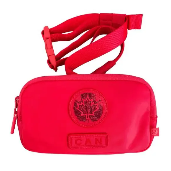 NEW Lululemon Team Canada Canadian Olympics Red Future Legacy Mini Belt Bag  Gear - threedaughtersproperties.com